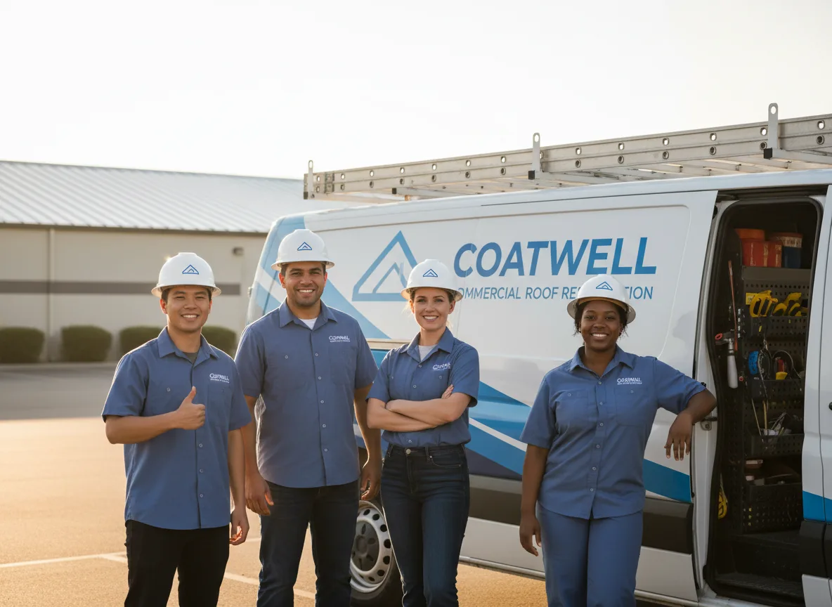 Commercial roof coating company in Pickering, MO